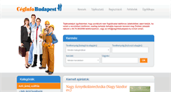 Desktop Screenshot of ceginfobudapest.hu